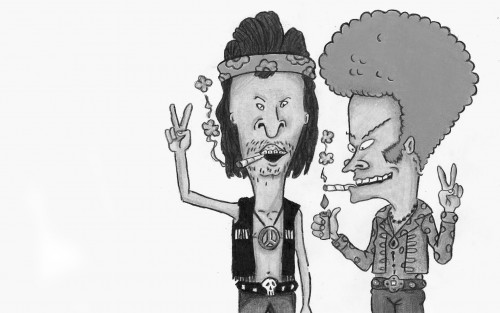 beavis and butthead joint marijuana 420 1920x1200