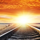 landscape_sunset_sunrise_sky_railroad_tracks_1920x1200