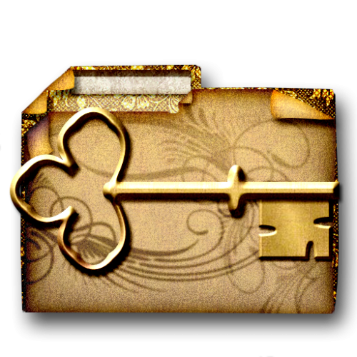 Folder Art Nouveau Key