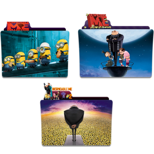 despicable me folder icon pack by gterritory d8vwdgo