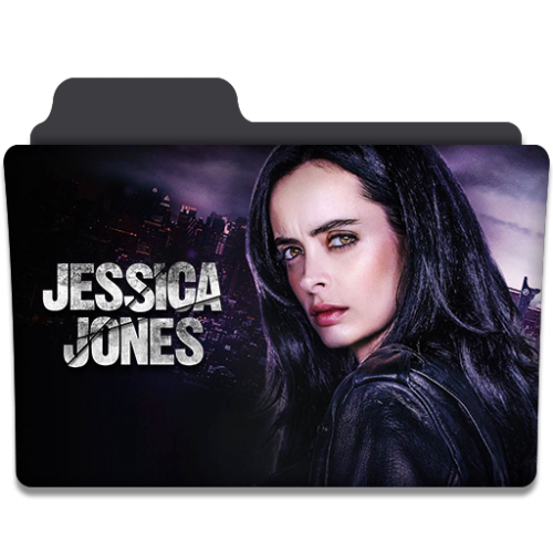 jessica jones tv series folder icon v10 by dyiddo d9k0cib