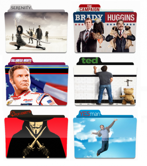 movie and television folder icons s z by arcticja d5sn8do