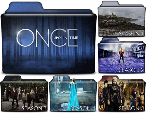 once upon a time tv show folders in png and ico by vikkipoe24 d8sinco