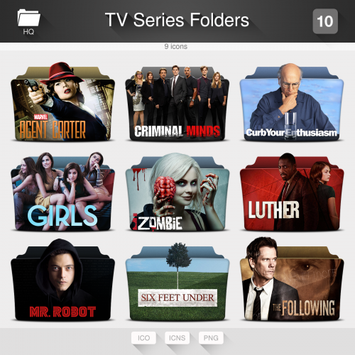 tv series folders pack 10 by limav d93ak2a